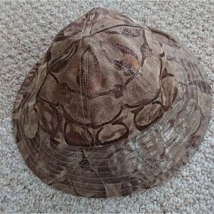 Coach signature metallic bucket hat